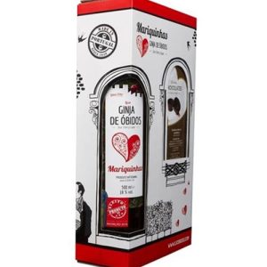 Ginja Mariquinhas 500Ml 18º (C/ 12 Copos Chocolate)