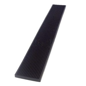 Bar Mats In Natural Rubber 70*10 Black