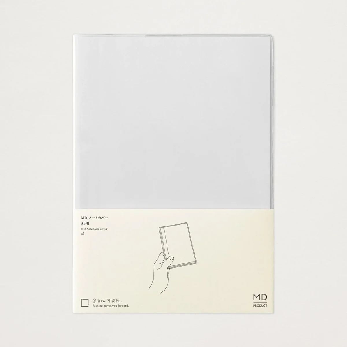 Capa Transparente para caderno japonês MD Midori A5