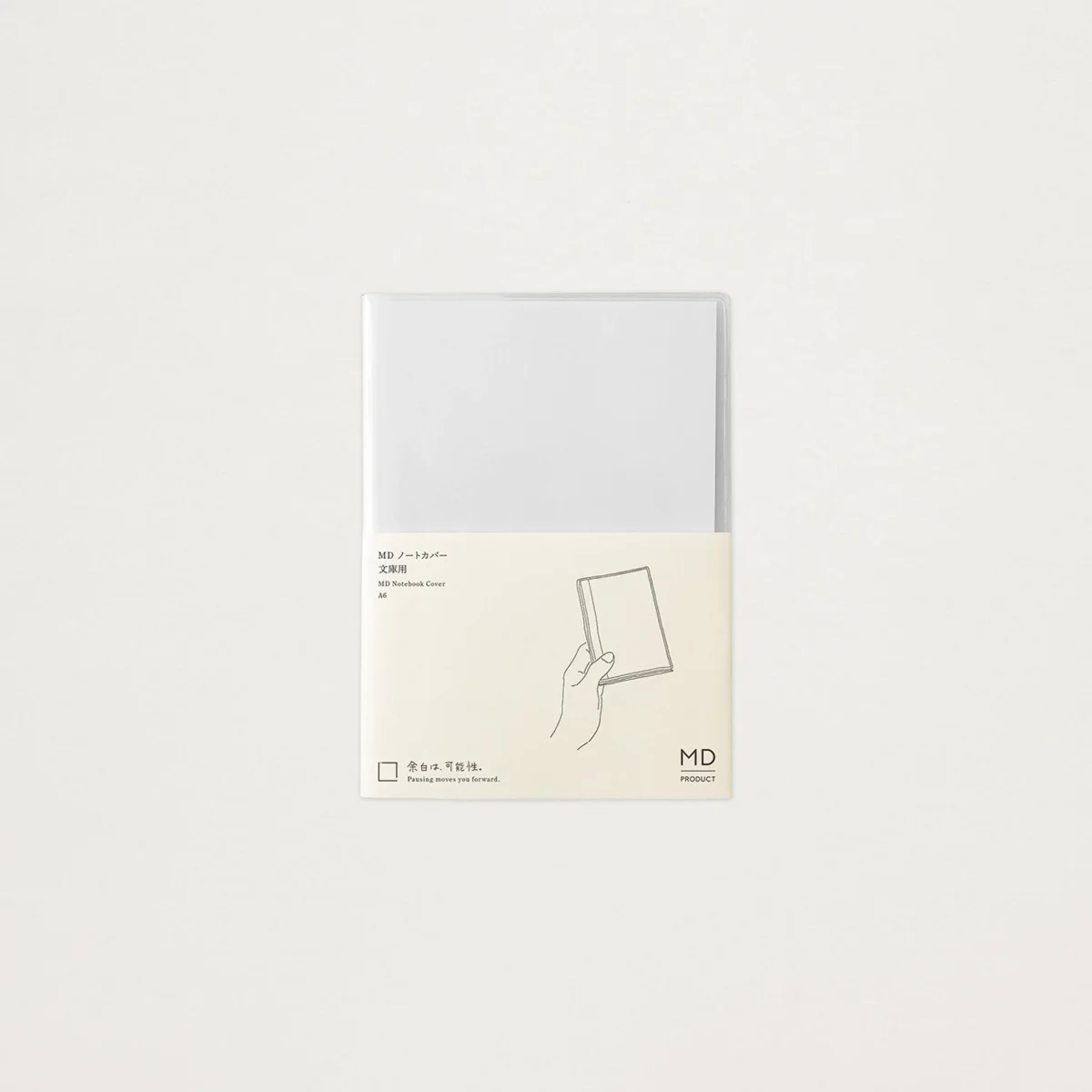 Capa Transparente para caderno japonês MD Midori A6