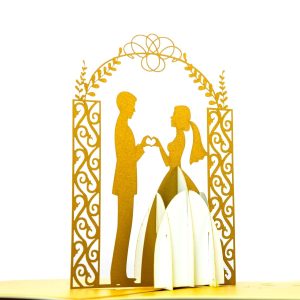 Postal Pop Up Casamento