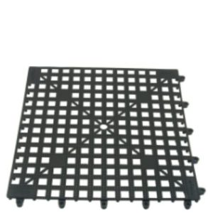 Interlooking Mats 33X33 Cm Black